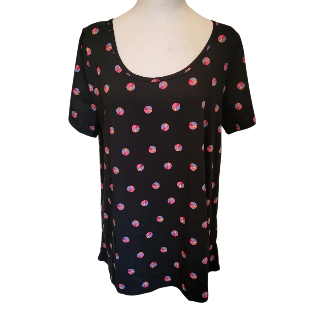 LuLaRoe Perfect Tee Black sz XL